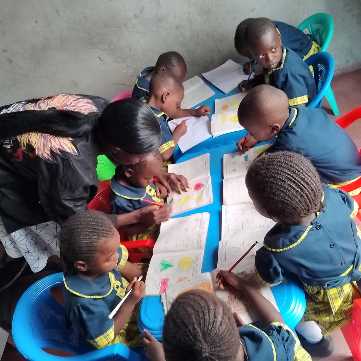 Students in class